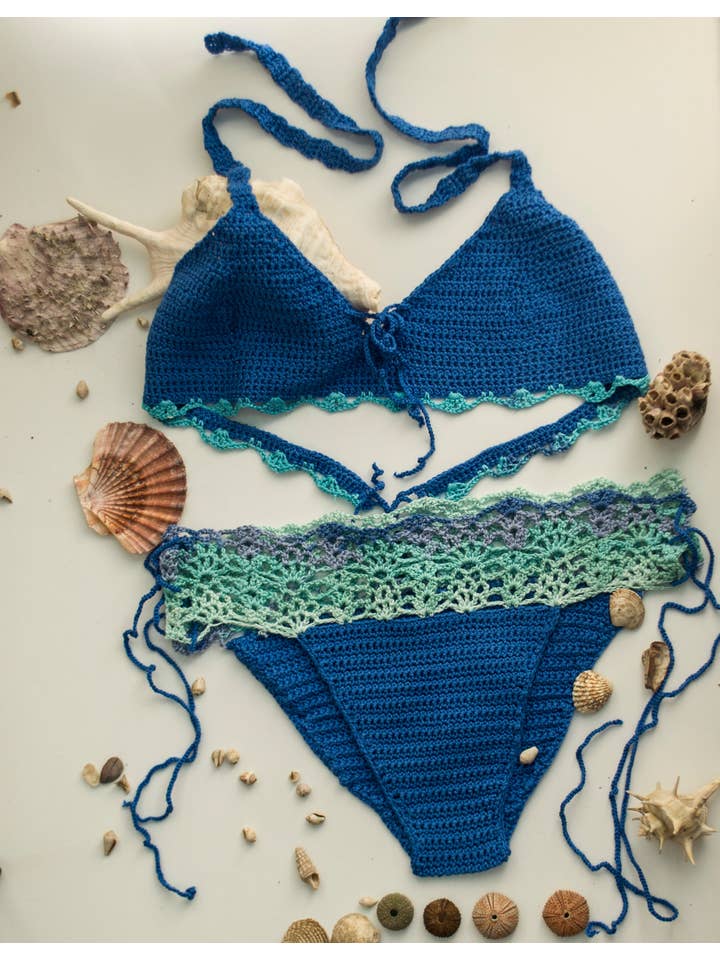mayAqua - Vendita all'ingrosso Bikini - Donna - Bikini all'uncinetto, set bikini brasiliano, bikini a triangolo Boho