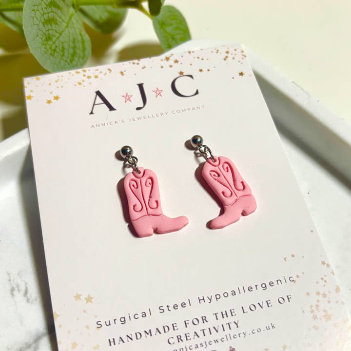 Pink Cowboy Boots for wholesale by Annica’s Jewellery Co