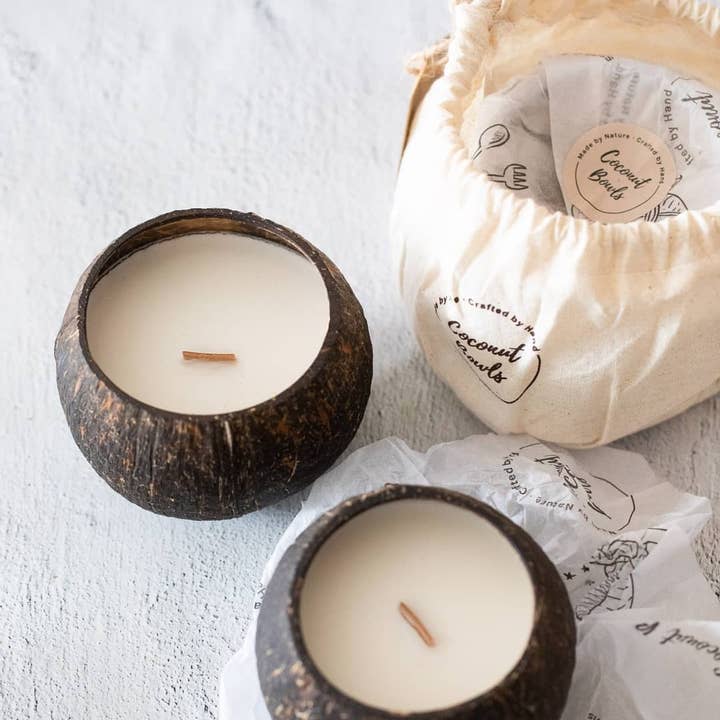 Coconut Bowls - Venta al por mayor Velas en tarros - Coconut Candle - Coconut Lime