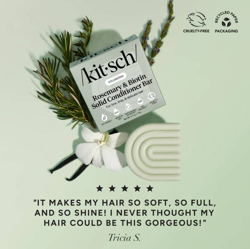 KITSCH - Wholesale Hair Conditioner - Rosemary & Biotin Volumizing Conditioner Bar1