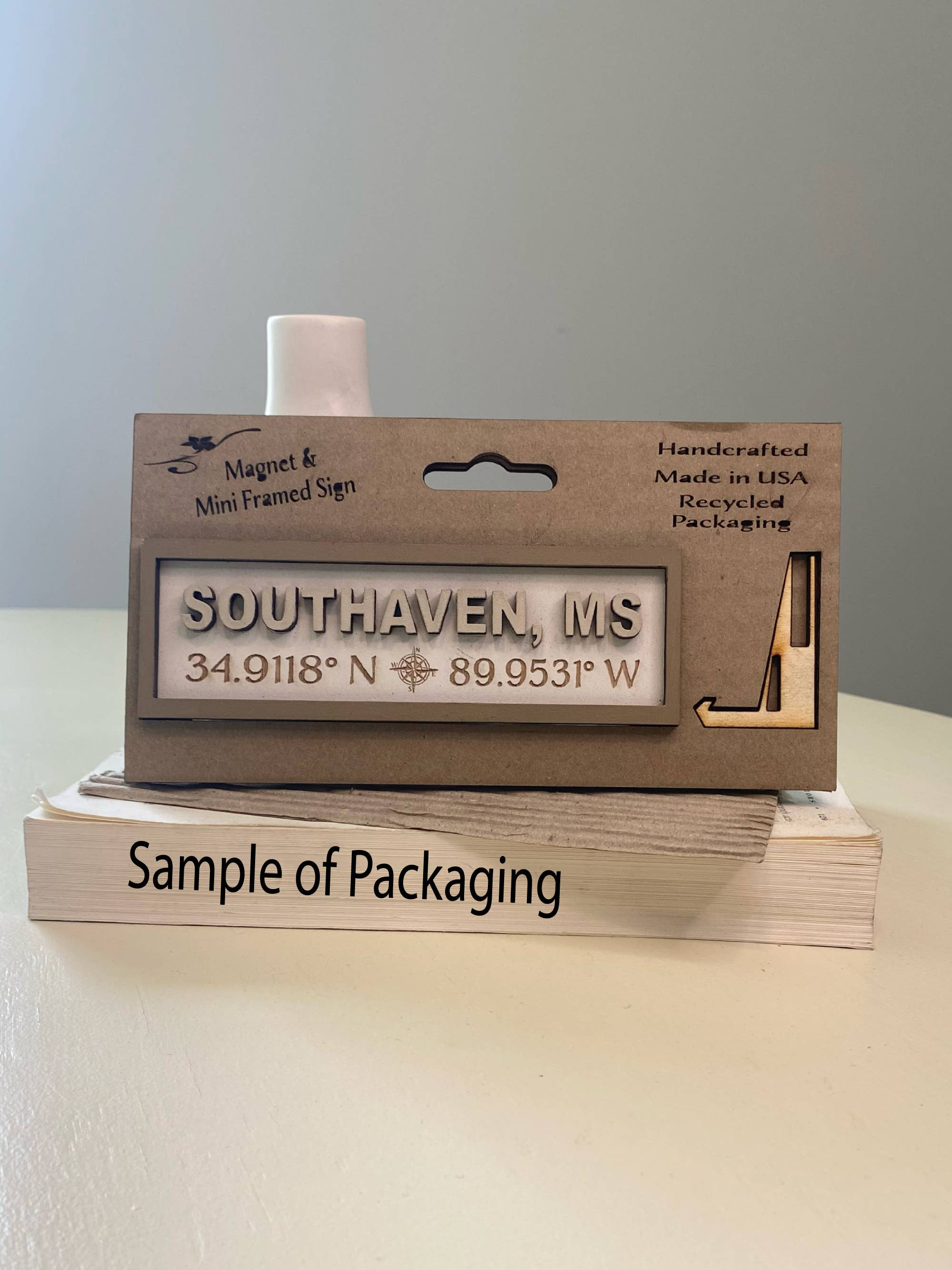 Pine Designs - Wholesale Magnet - "Any" Lake Name Magnet - Lake Name Mini Sign10