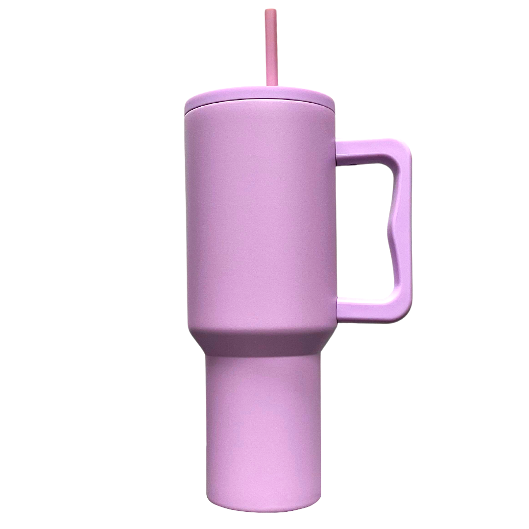 Plush Appeal LLC - Wholesale Insulated Mug/Tumbler - 40oz Stainless Steel Mega Mug - Light Purple0
