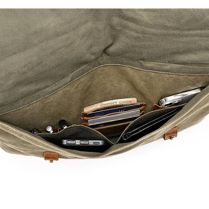 TSD Brand – wholesale Briefcase – Unisex – Valley Oak Canvas Brief Bag13