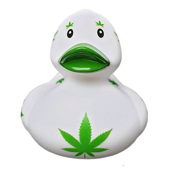 Green Dutch Ducky Cannabis 8cm for wholesale on Faire