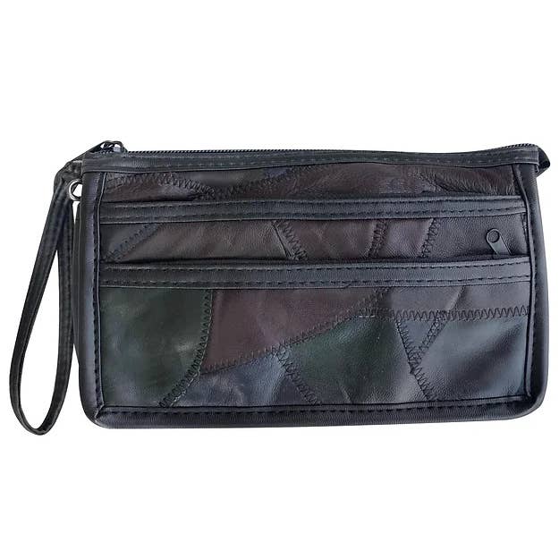 Roma Leathers, Inc. - Vente Sac à bandoulière – femme - Portefeuille à accessoires en cuir d'agneau 70502