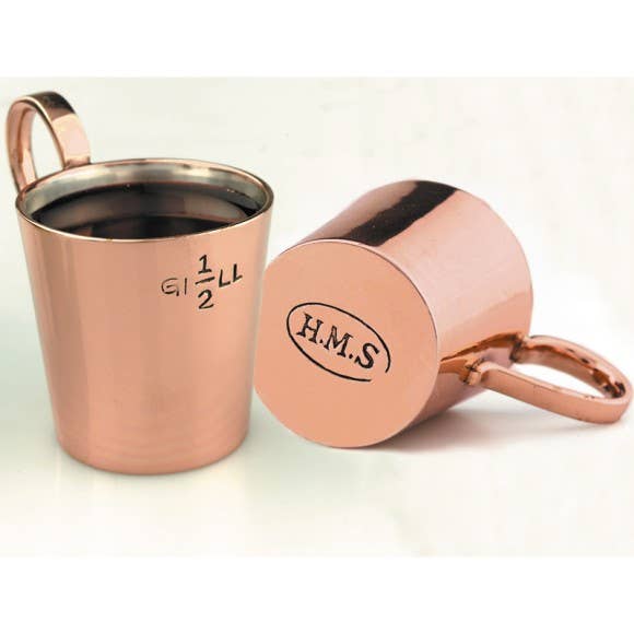 Nauticalia - Wholesale Measuring Cup - Copper Half-gill Rum Measure