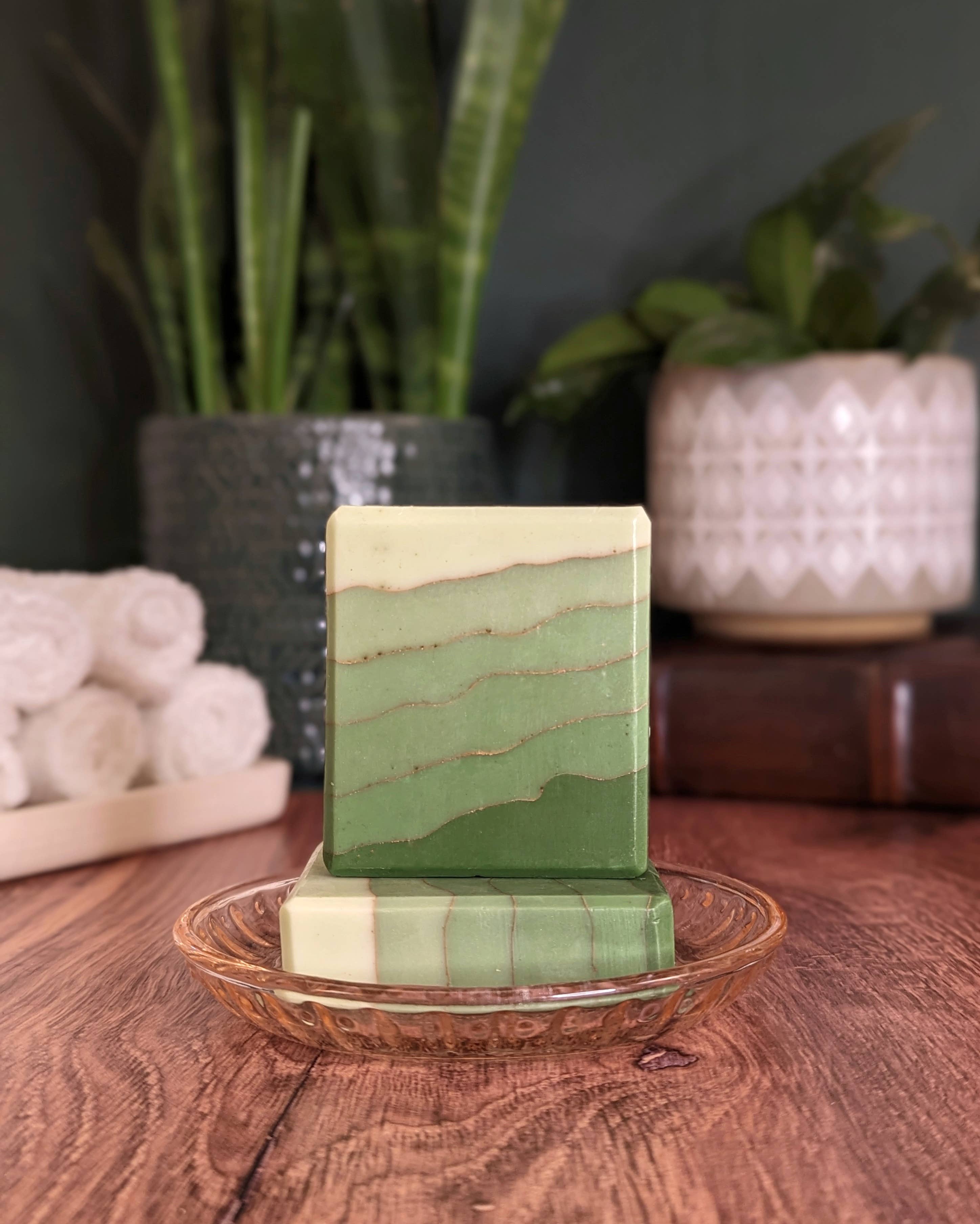 Mainland Vintage - Vente Pains de savon - North Cascades - Savon au lait de pin Green Goats