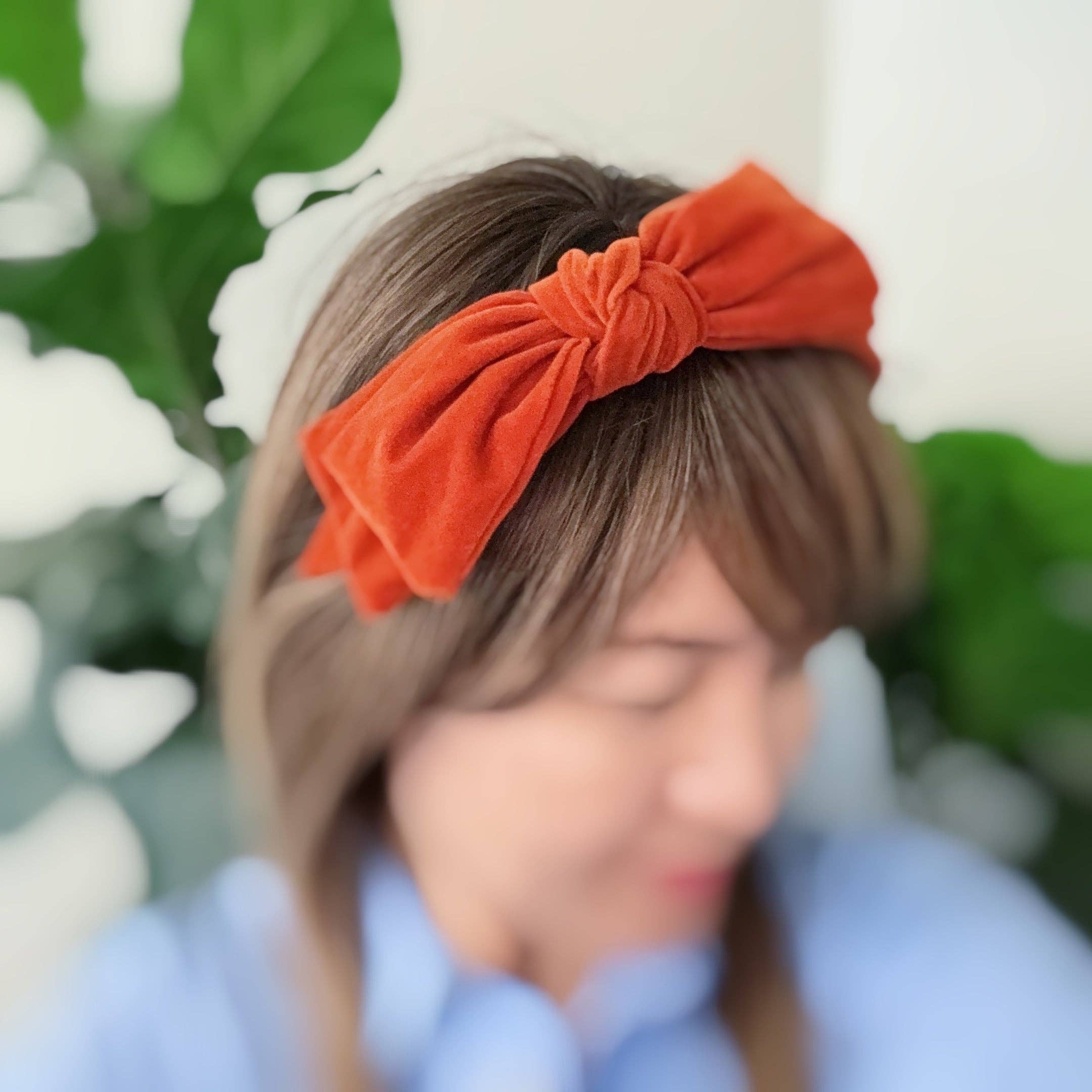 Ellison+Young - Wholesale Fashion Headband - Women's - Structured Velvet Bow Headband7