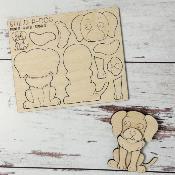 Reclaimed Woodworks Home Decor – wholesale DIY craft kit – DIY DOG MAGNET KIT DIY CRAFT KIT2