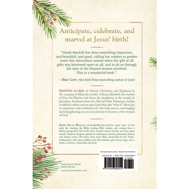 Paraclete Press - Wholesale Book - Adult - Three Wise Women - 40 Advent Devotions, Mary, Elizabeth,Anna