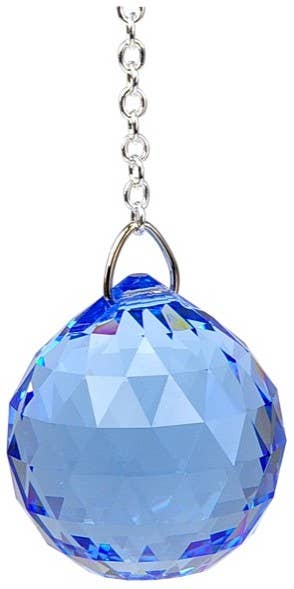 WLM - Wholesale Suncatcher - Blue Disco Ball Suspension0