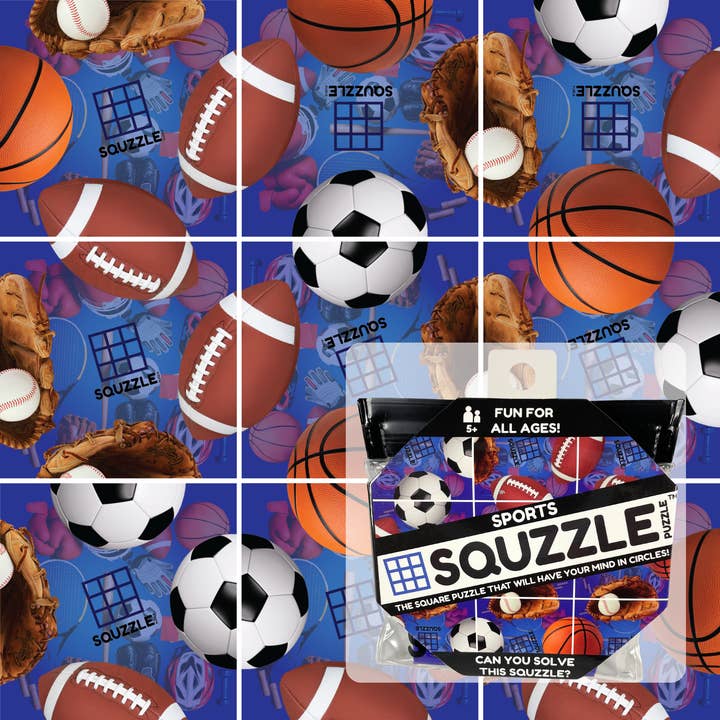 Sports Squzzle Puzzle for wholesale by Fun Squared Games