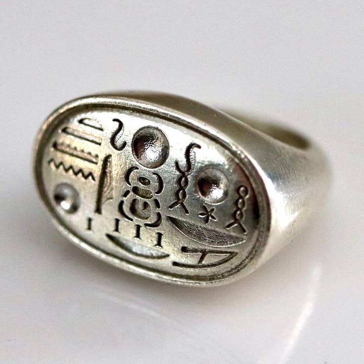 Ring Tut - Silver for wholesale by BoneNE, LLC