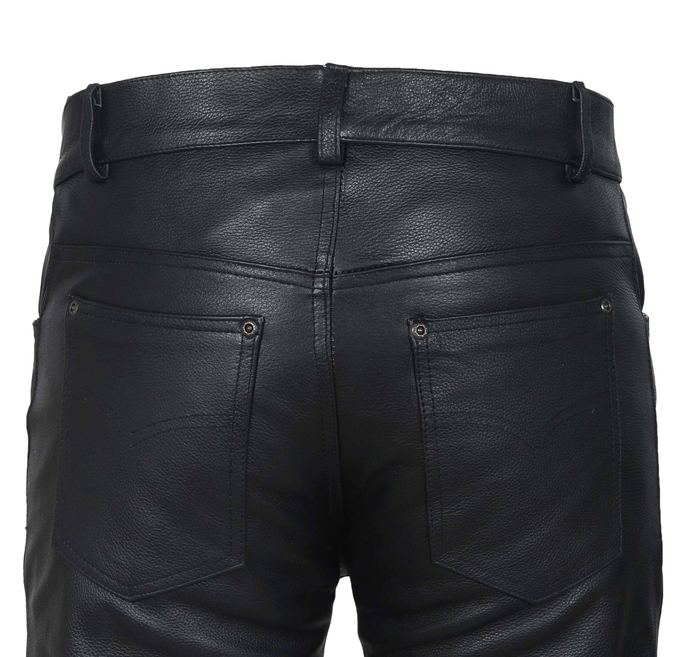 Preto Calças de Couro para Motociclistas DALLX para venda a revendedores na Faire2