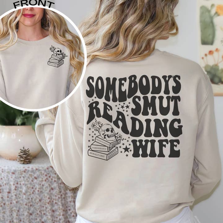 Smut Reading Wife for wholesale by Dreamy Days Co.