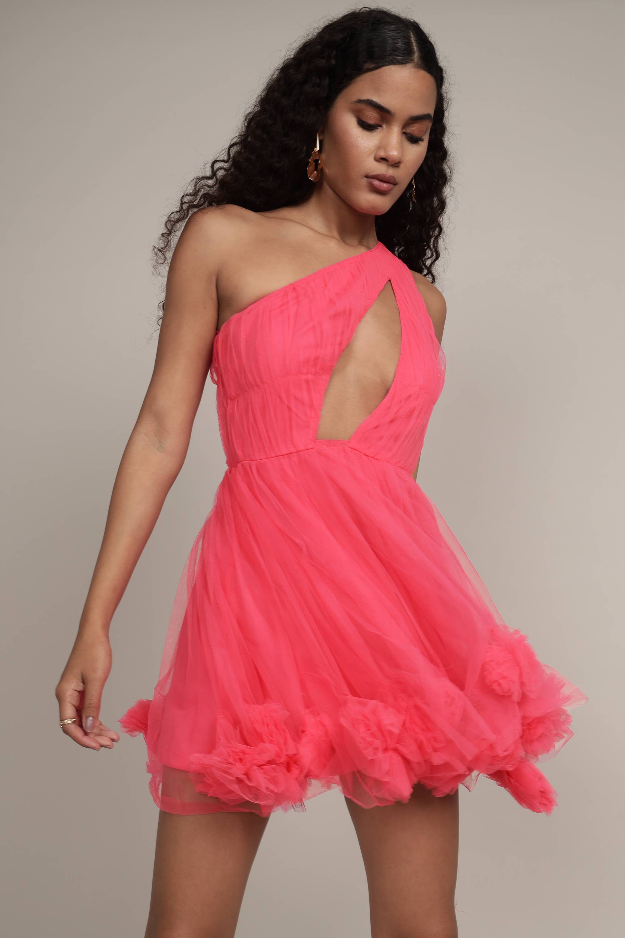 Rosa Vestito Mini Aurelia Rosa con Pompon in vendita all'ingrosso su Faire5