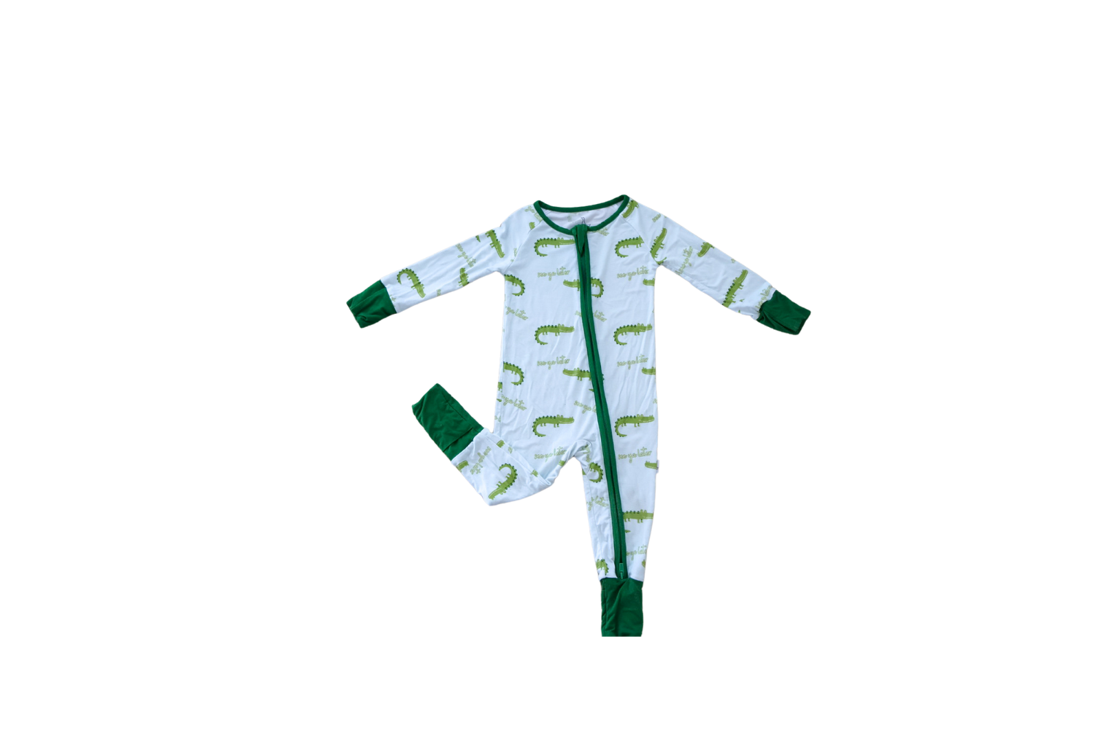 Sleepy Ducks - Wholesale Sleepsuit - Baby - See Ya Later Alligator Bamboo Romper2