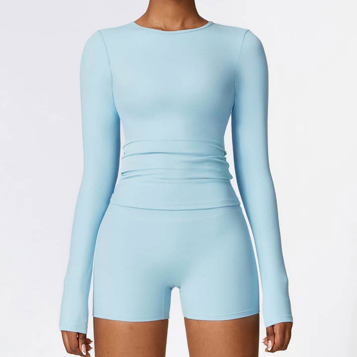 WONDERXFANS - Wholesale Athletic Top - Women's - Yoga running sports long sleeve tops2