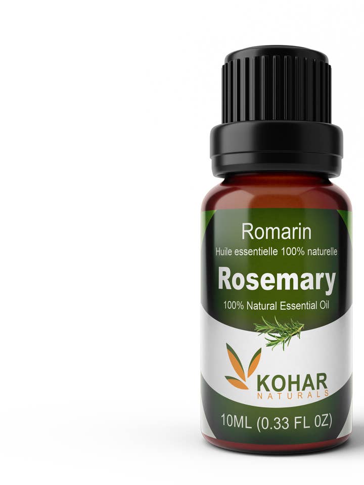 Olio essenziale di rosmarino 100% puro e naturale. 10 ml per la vendita all'ingrosso da parte di KOHAR NATURALS