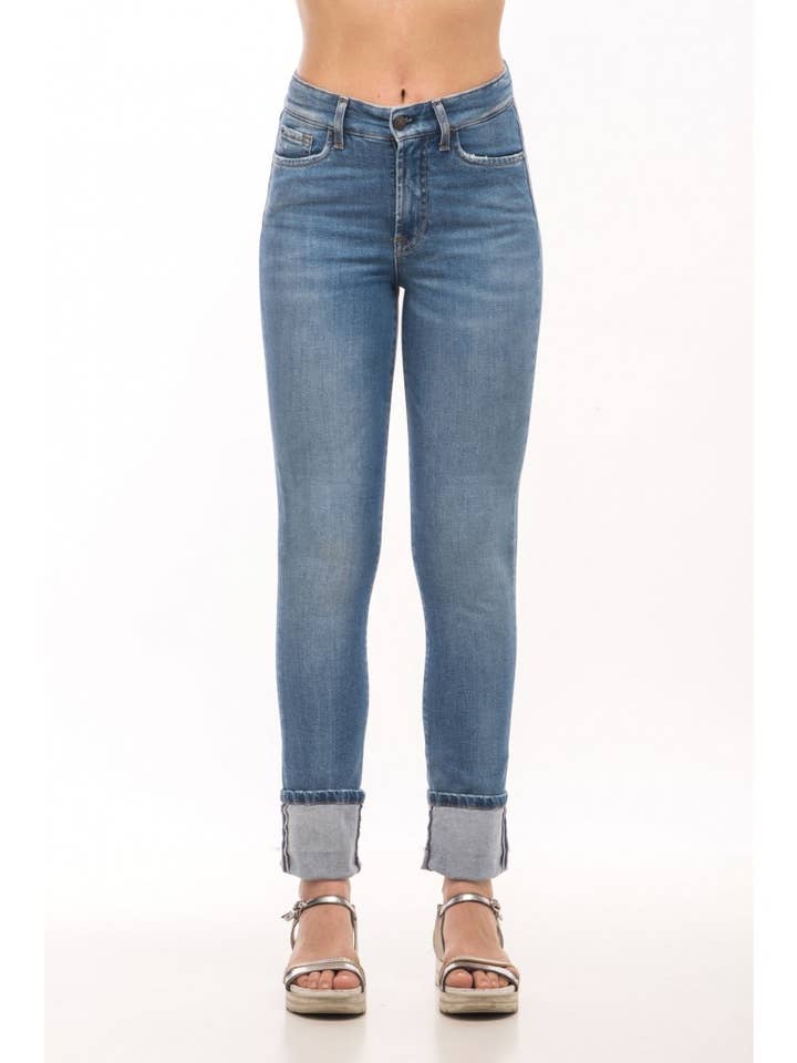 P666H Jennyfer -1984 comfortabele blauwe denim Tucson jeans voor wholesale door SOS Jeans