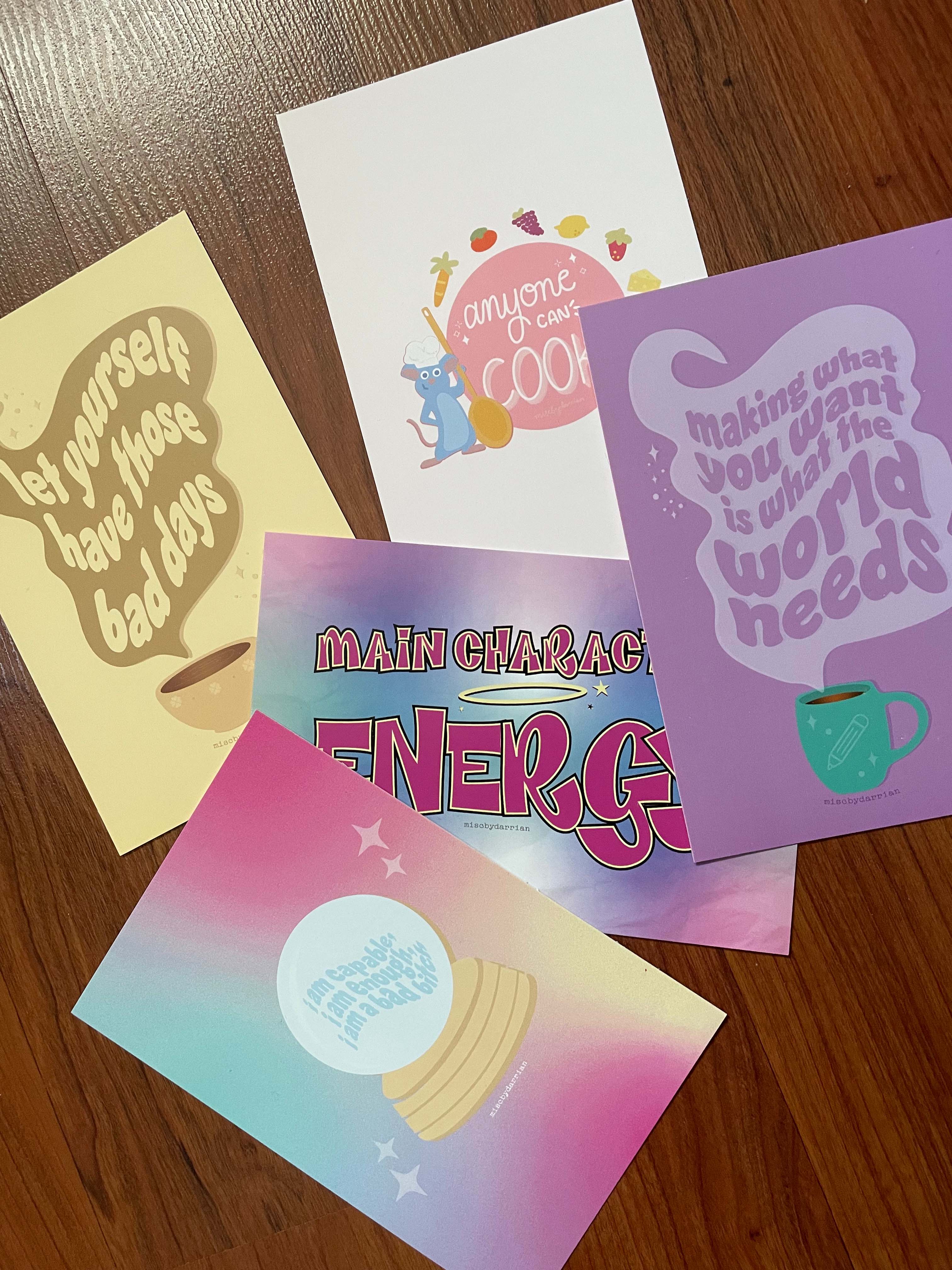 Misc. By Darrian - Wholesale Art Print - Anyone Can Cook Ratatouille Remy Little Rat Chef Matte Print3