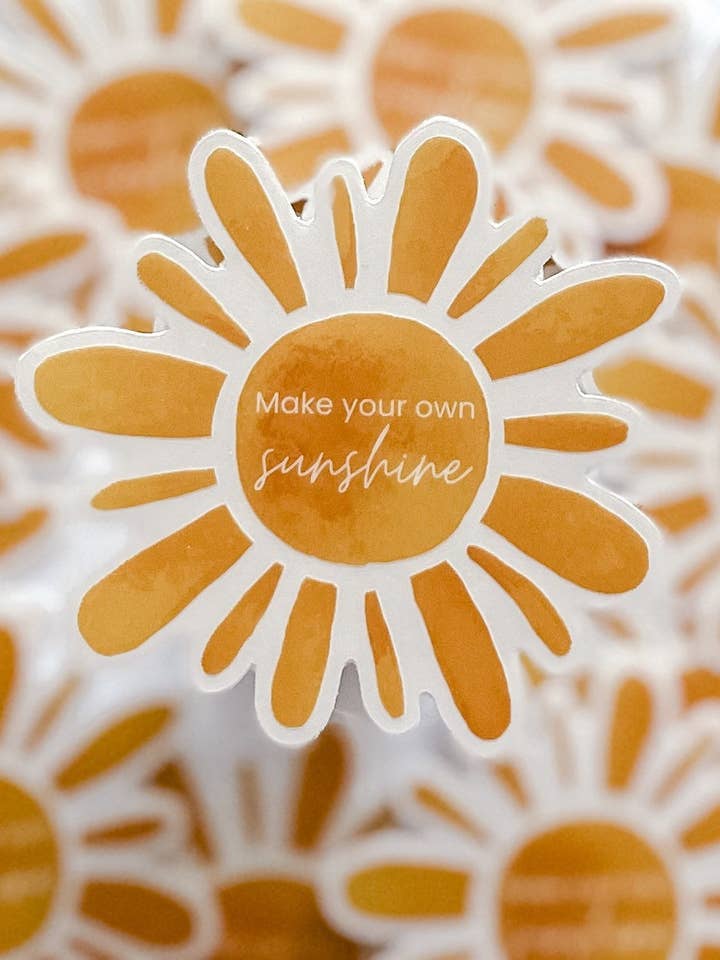 Make Your Own Sunshine Clear Sticker | Teacher Sticker for wholesale by Buffalo Speaks