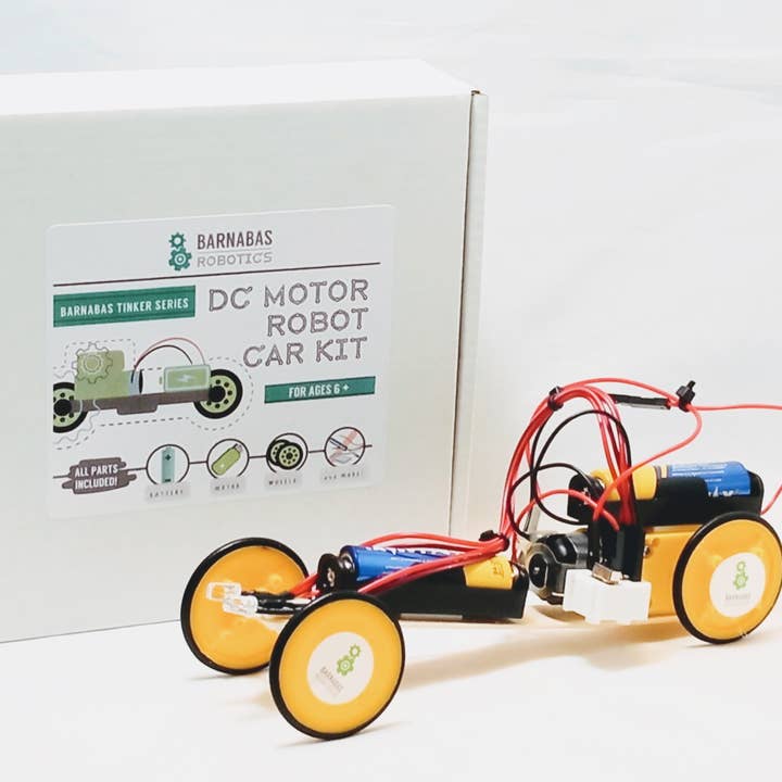DC Motor Tinker Kit: Robot Car (Ages 6-15) for wholesale by Barnabas Robotics