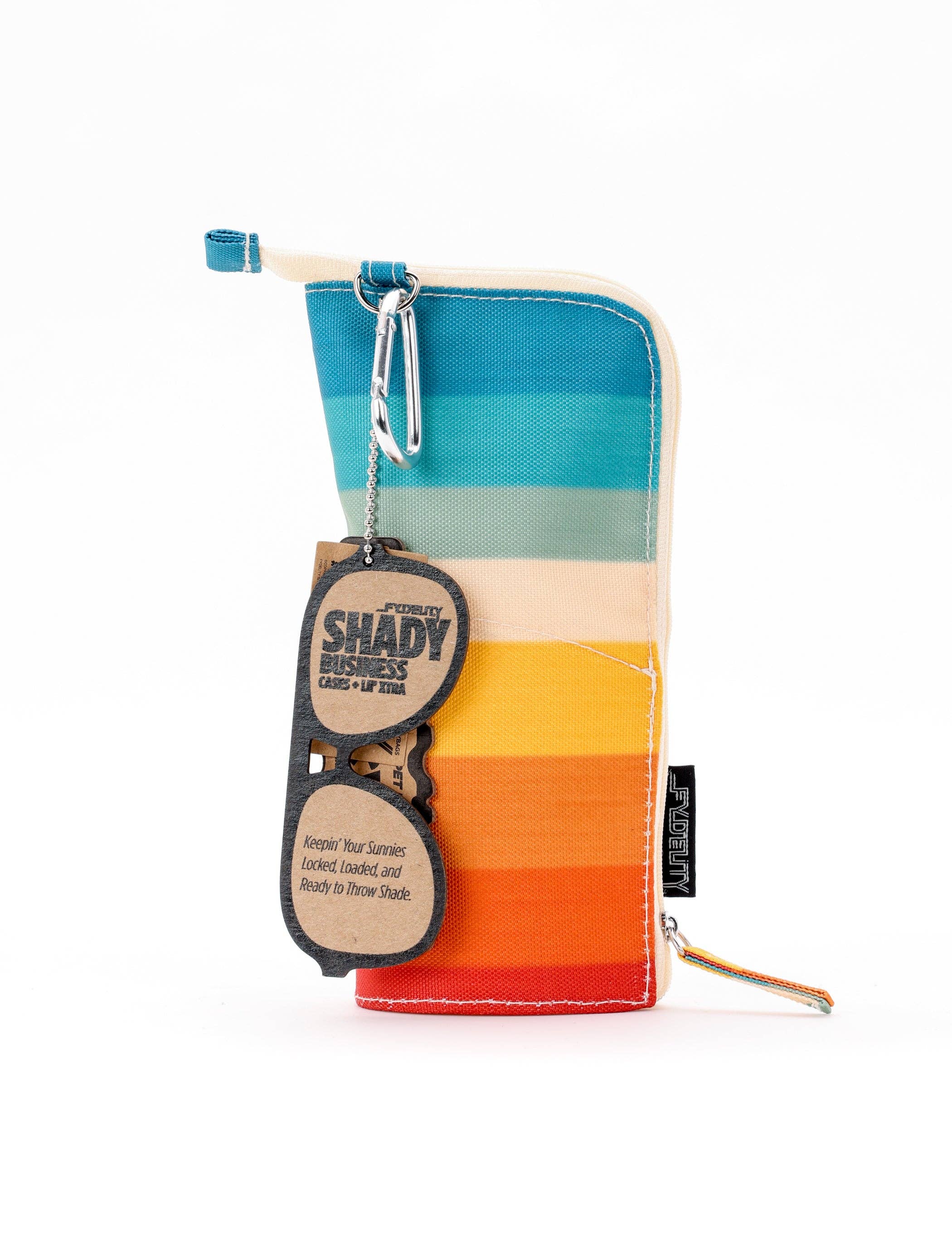 Fydelity - Wholesale Eyewear Cases & Holders - Unisex - 84203: Slim Shady Sunnies Case | Recycled rPET | Retro Stripe0
