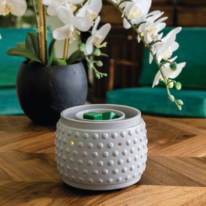 Candle Warmers Etc. - Wholesale Fragrance Warmer - Fan Fragrance Warmer Beaded Slate