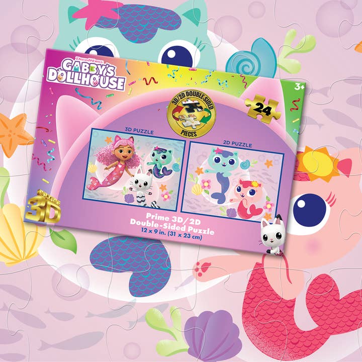 Primemotion, Inc - Wholesale Puzzle - Kids - Gabby's Dollhouse 24pc 12x9"9
