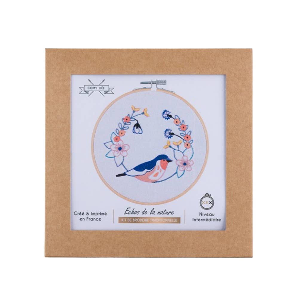 Com'1 Idée - Wholesale Embroidery/Cross Stitch Supplies - Embroidery kit | Echoes of nature