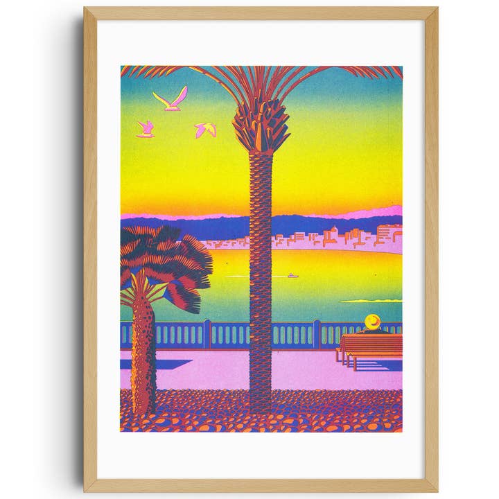 Póster A3 - Thomas Hayman - Nice para venta al por mayor de KIBLIND Atelier