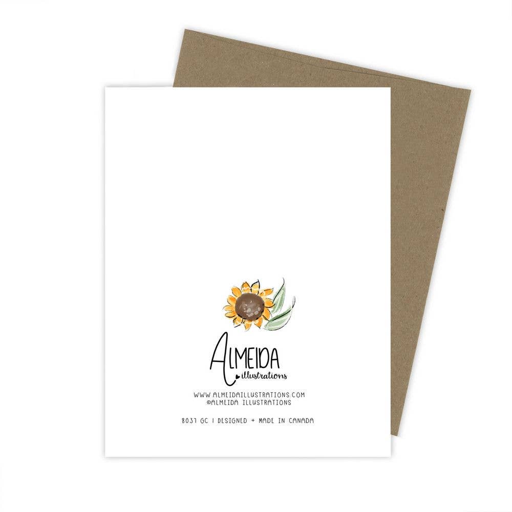 Almeida Illustrations - Wholesale Baby Card - Oh baby! Newborn Greeting Card1