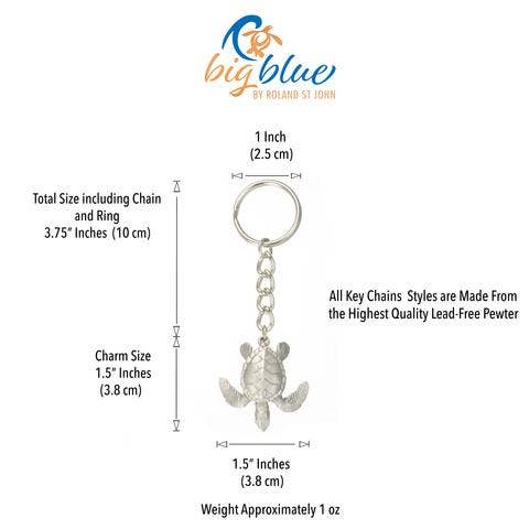 Big Blue by Roland St John – wholesale Keychain – Unisex – Sea Turtle Keychain, Turtle Key Ring, Gifts for Ocean Lovers8