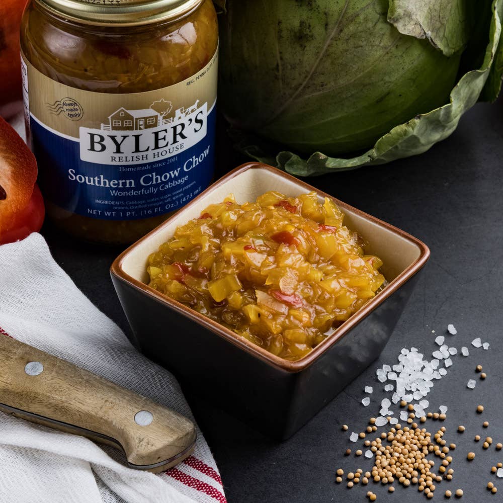 Byler Canning Co. - Wholesale Pickled Vegetables - Byler's Southern Chow Chow, 16 oz1