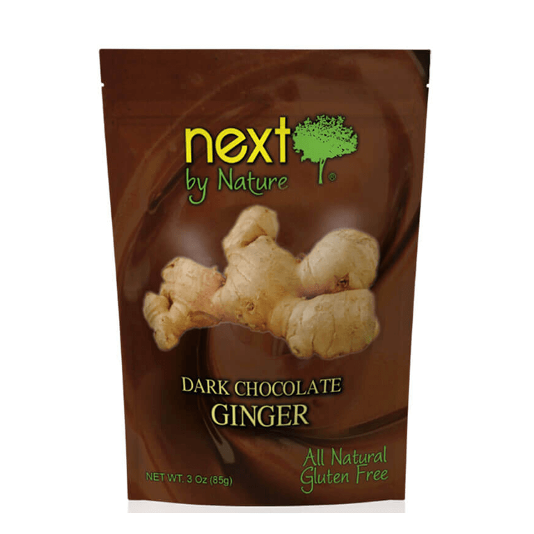 Next Organics - Wholesale Chocolate Covered Sweets - Dark Chocolate Ginger 3 oz0