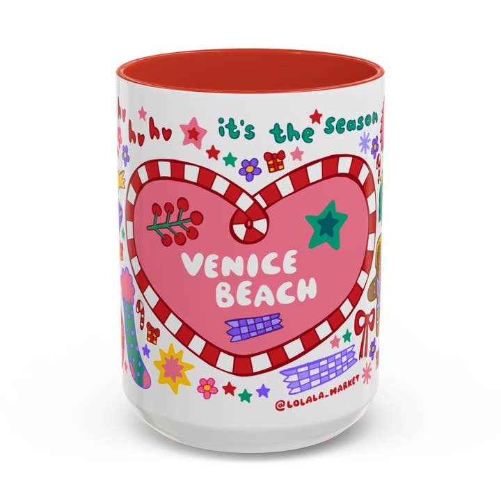 Holiday Mug - Venice Beach (15oz) for wholesale by LOLALA