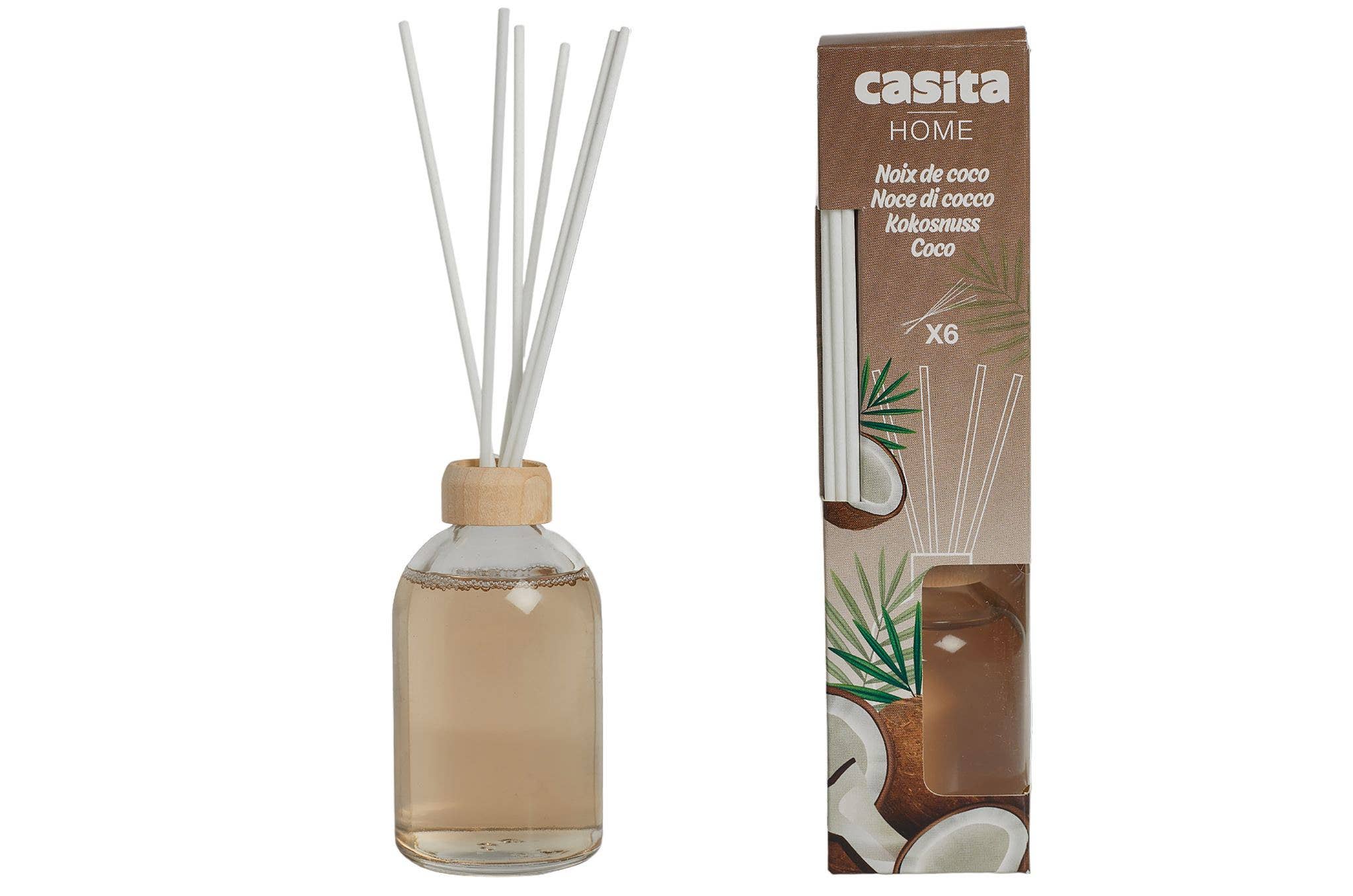 CP INTERNATIONAL - Wholesale Reed Diffuser - Diffuser 6 Sticks 100 ml Coconut Scent0