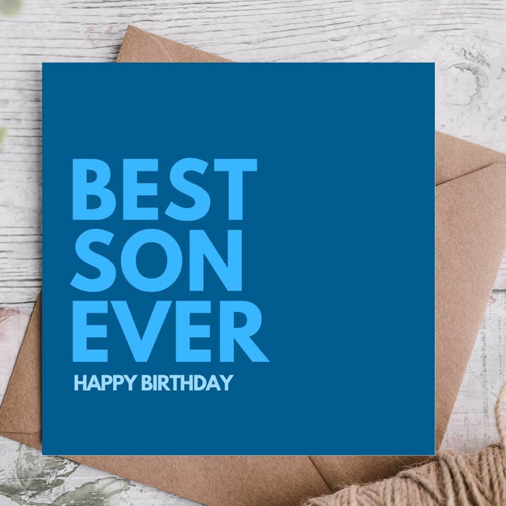 Son Birthday Card for wholesale by Highgrove Cards