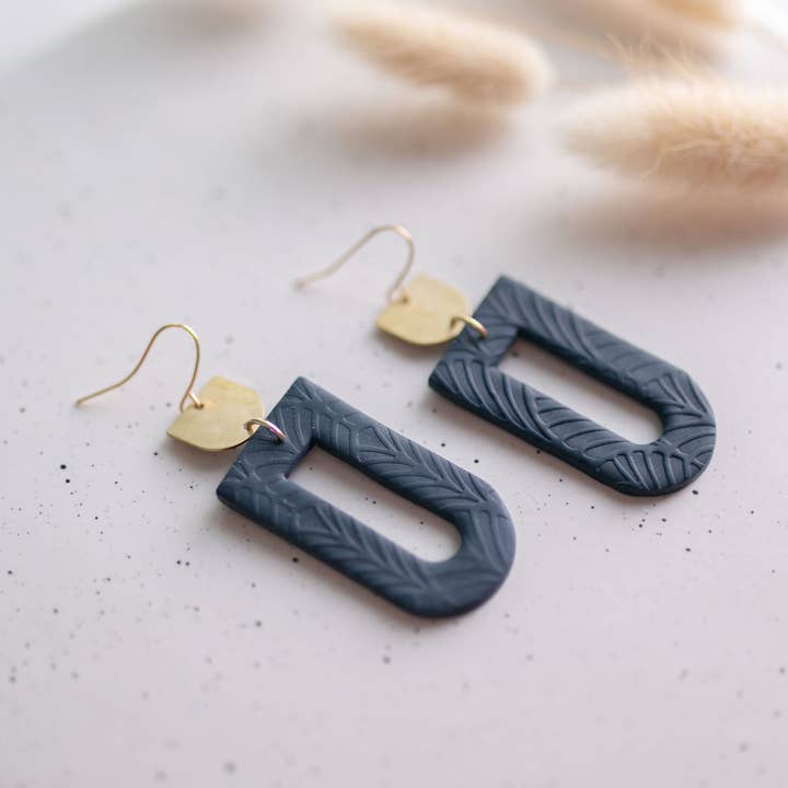 Clay earring | Window Dangles | Fall Collection for wholesale by Hazel n Blue