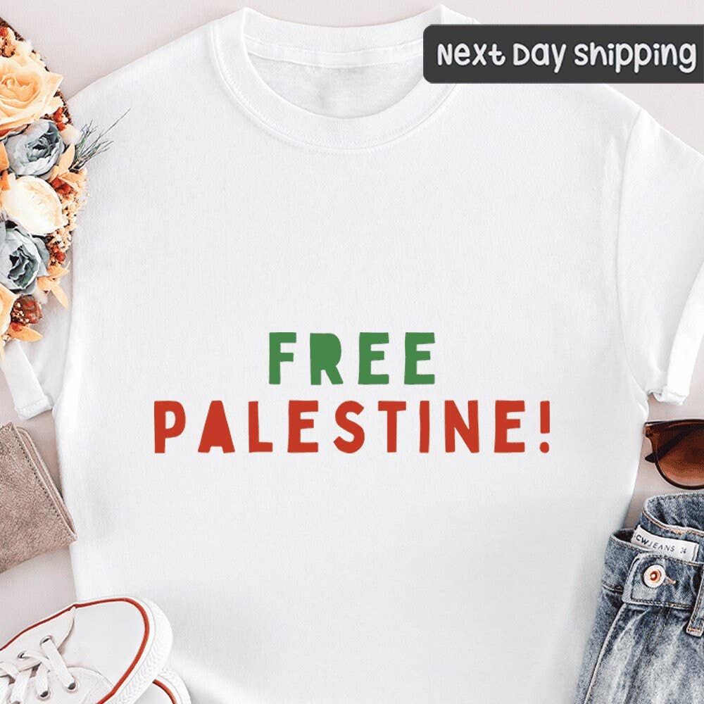 CVH DREAMY LTD – wholesale T-shirt (graphic) – women's – Free Palestine Shirt, Free Gaza Tee, Palestine T-Shirt0