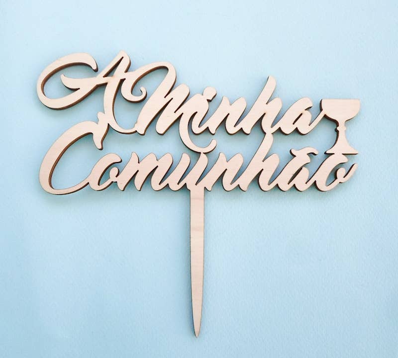 Atiladecor, Artesanato Lda - Wholesale Cake/Cupcake Topper - Cake Topo “My Community” U.V. 4Und0