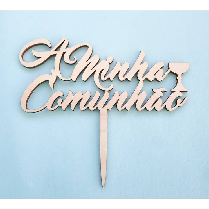 Atiladecor, Artesanato Lda - Wholesale Cake/Cupcake Topper - Cake Topo “My Community” U.V. 4Und