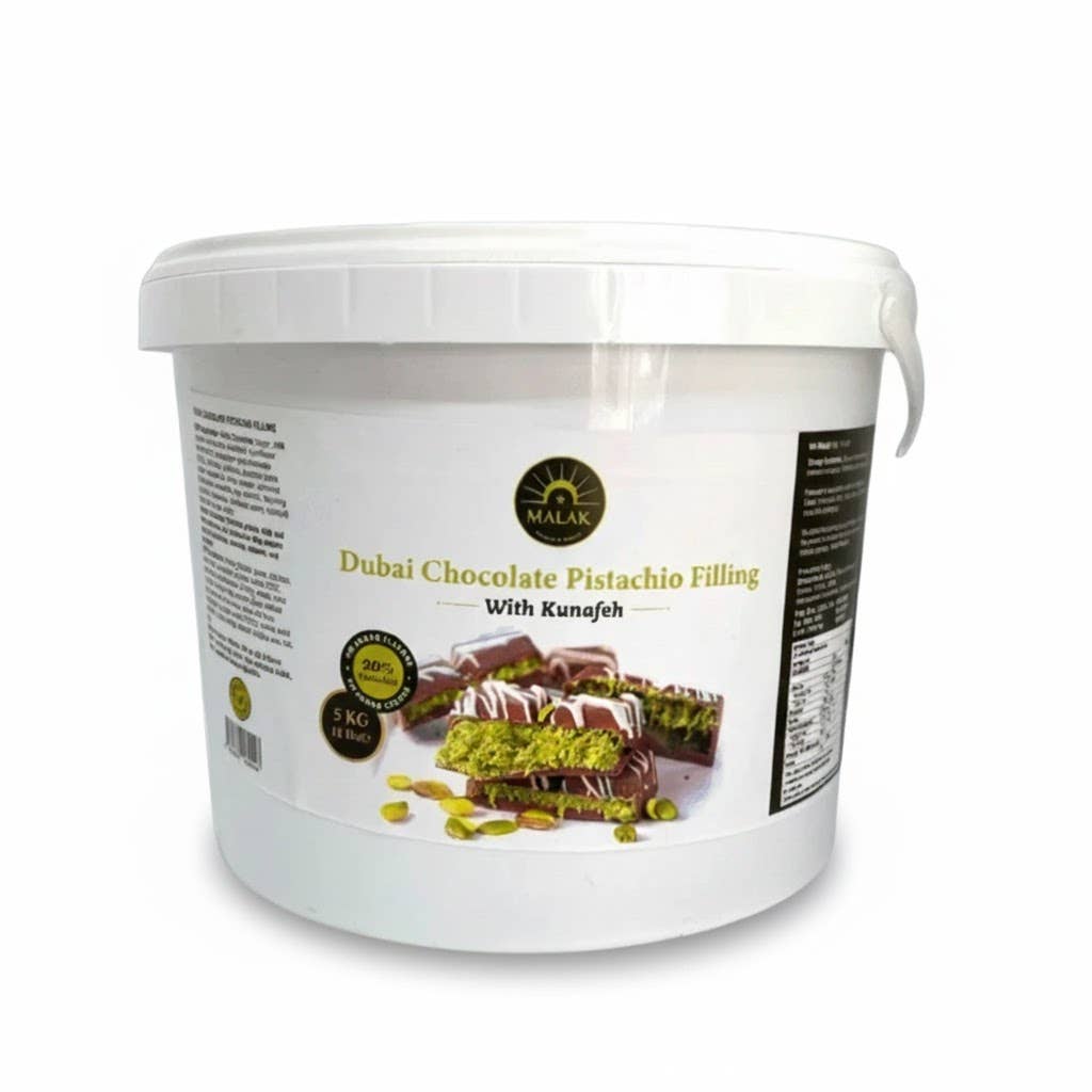 Aladdin - Wholesale Baking Chocolate - Dubai Chocolate Pistachio Kunafeh 30% Turkish Premium1