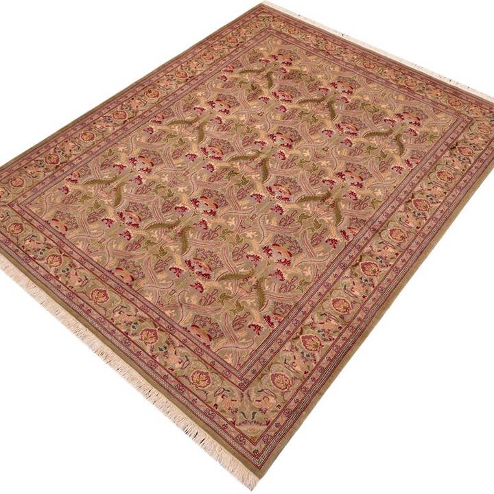 Art Nouveau William Morris Sandi Wool Rug - 6'2'' x 9'7'' for wholesale by Arshs Fine Rugs