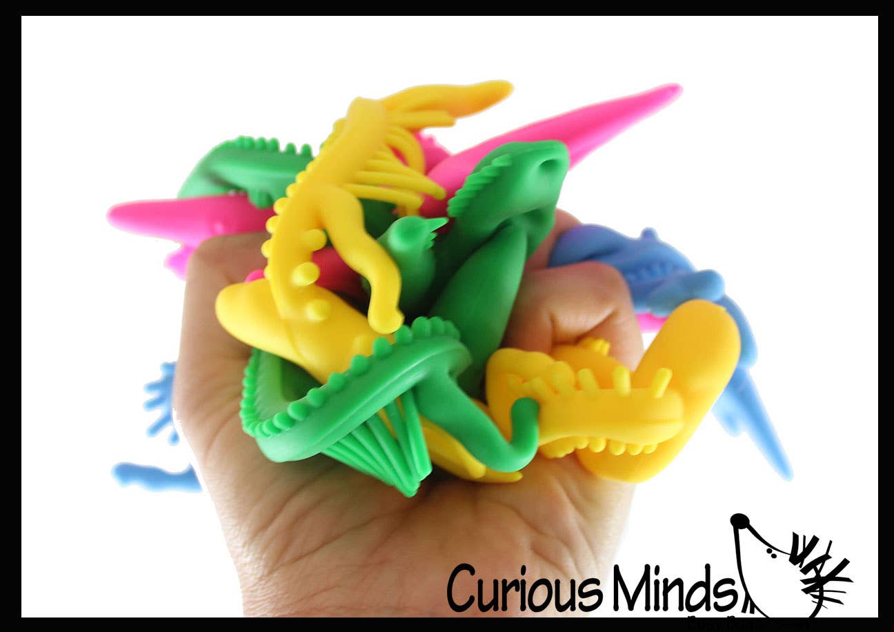 Curious Minds Toys – Großhandel Fidget Toy – Kinder – 1 x dehnbares Nudelband mit Dinosaurierskelett und fossilem Knochen4
