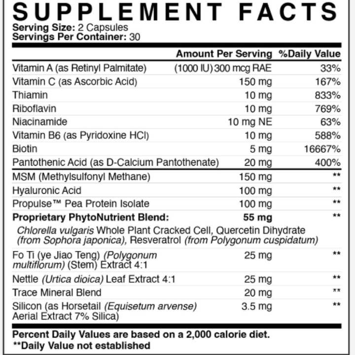 City Beauty - Vente Supplément oral/vitamine - Restauration complète de la peau3