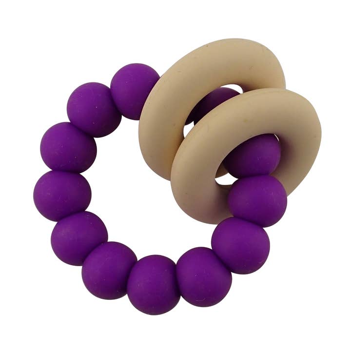 Halo Teether - Violet for wholesale by Mama Chew