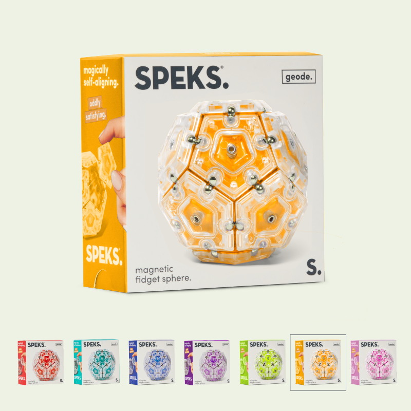 Speks - Wholesale Fidget Toy - Kids - Geode Single Color Case Pack15