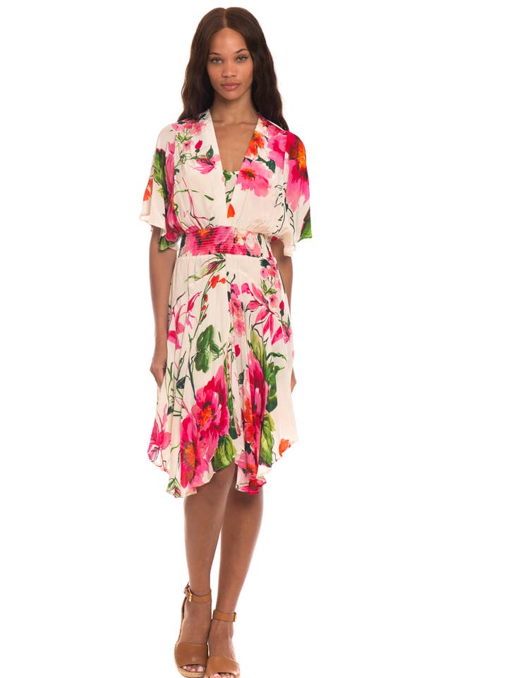 ROBE ROSE DIANA V DROP pour la vente par Tolani